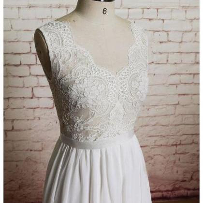 White Tulle Wedding Dress, Sexy Wedding Gown,..