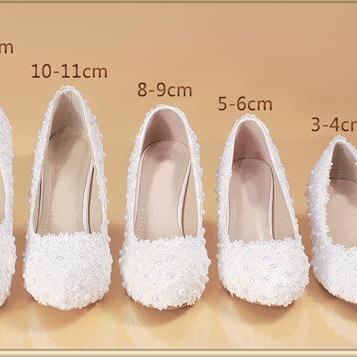 Women Shoes, Ladies Pearls Wedding Shoes,..