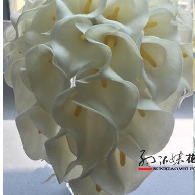 2017 White Arrive Handmade Flowers Calla Wedding..