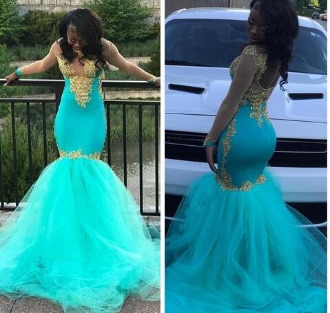 black and gold prom dresses 2018