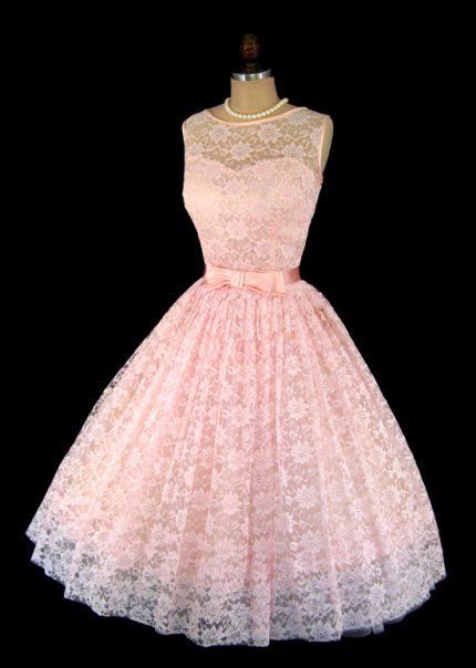 1950s A Line Vintage Pink Lace Prom Dresses Sleeveless Mini Short Homecoming Dress Party Dress Cocktail Gowns Vestidos