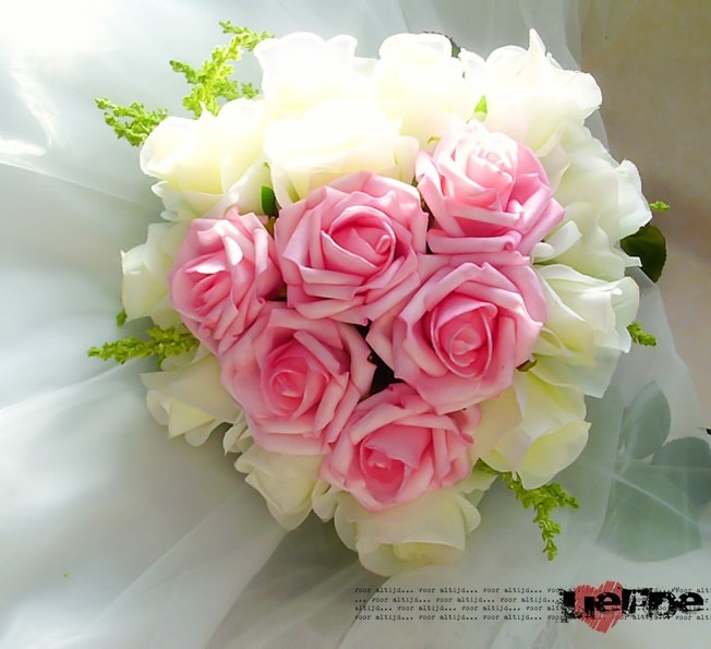 Wedding Bouquet Handmade Flowers Pink And White Wedding Flowers Bridal Bouquet Wedding Bouquets